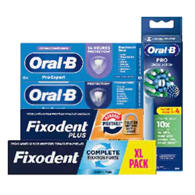 Alle Oral-B of Fixodent