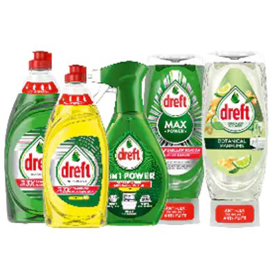 Alle Dreft afwasmiddel of spray