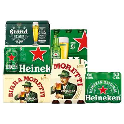 Pils van Heineken, Brand of Birra Moretti