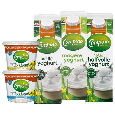 Campina kwark of yoghurt