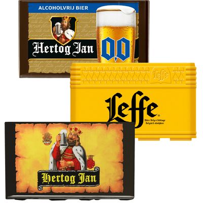 Hertog Jan Pils of 0.0% of Leffe Blond