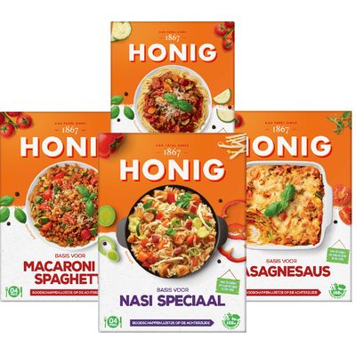 Honig Mix voor maaltijd, ovenschotel of maaltijdpakketten