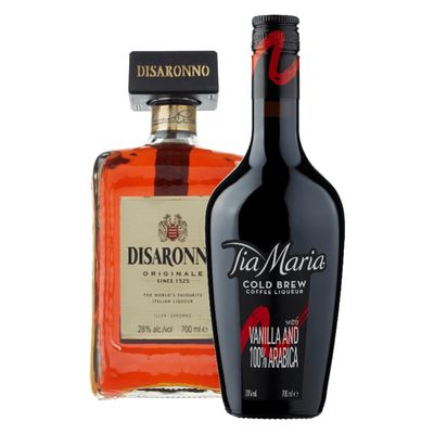 Disaronno Amaretto originale en Tia Maria