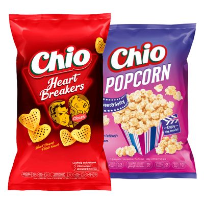 Chio Chips en popcorn