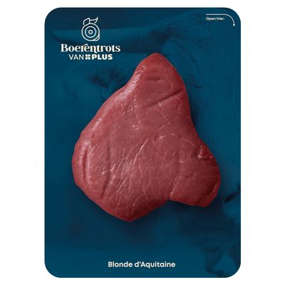 Boerentrots van PLUS Blonde d'Aquitaine ossenhaas