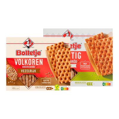 Bolletje Luchtig en vezelrijk knäckebröd