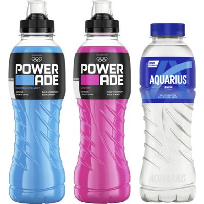 Aquarius en Powerade 12-pack