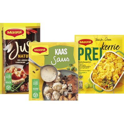 Alle Maggi zakjes Jus en mixen