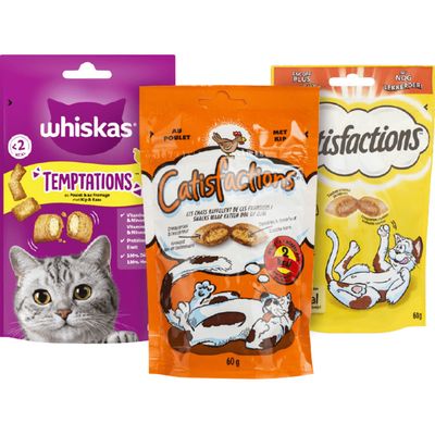 Alle Whiskas snacks of Catisfactions