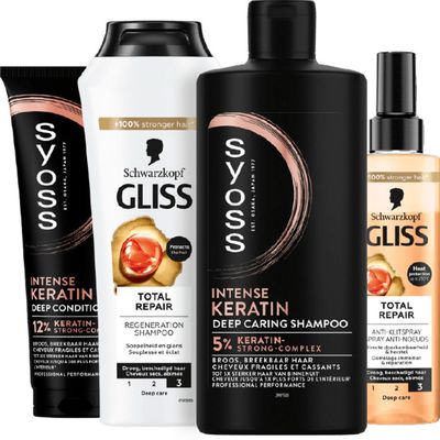 Alle Syoss en Gliss haarverzorging