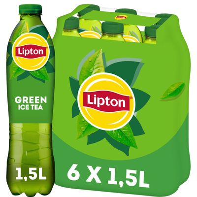 Lipton Ice Tea 1.5 literflessen 6-pack