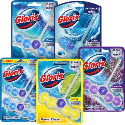 Alle Glorix toiletblokken
