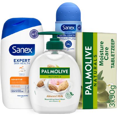 Alle Palmolive en Sanex