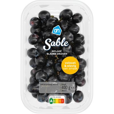 AH Sable pitloze blauwe druiven 400 gram