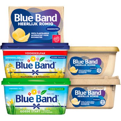 Alle Blue Band kuipen 500 gram en heerlijk romig