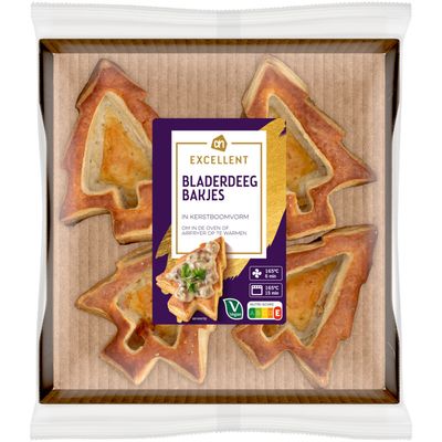 AH Excellent bladerdeegbakjes kerstboomvorm