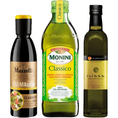 Alle A-merk olijfolie en azijn