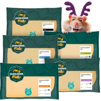 Alle AH Zaanlander 48+ in plakken van de versafdeling