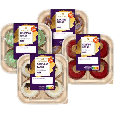 Alle AH Excellent slofjes van de bakkerij
