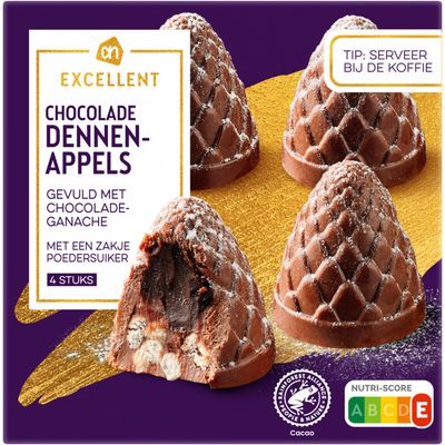 AH Excellent chocolade dennenappels