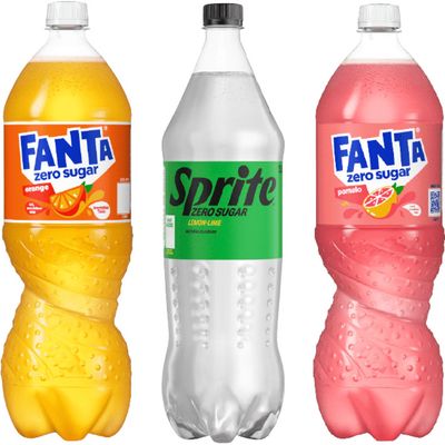 Alle Fanta en Sprite 1.5 literflessen
