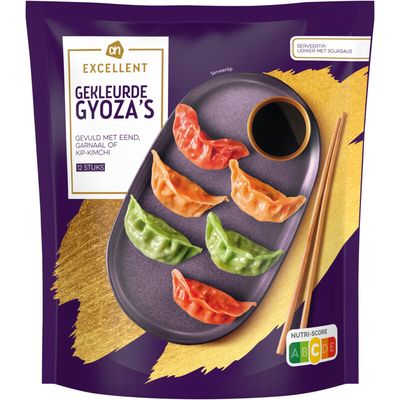 AH Excellent gekleurde gyoza's