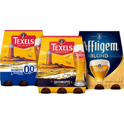 Alle Affligem of Texels multipacks*