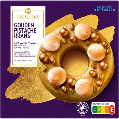 AH Excellent gouden pistachekrans