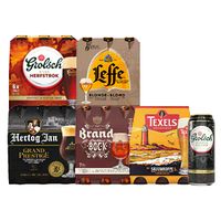 Speciaalbieren van Hertog Jan, Leffe, Grolsch, Brand of Texels