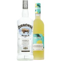 Zubrowka Biala Vodka of Isolabella Limoncello