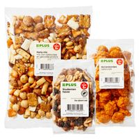 PLUS Pinda's, noten of rijstzoutjes