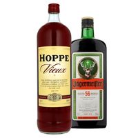 Hoppe Jonge jenever en vieux en Jagermeister Kruidenbitter