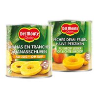Del Monte Ananas, fruitcocktail of perziken