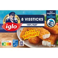 Alle Iglo gepaneerde vis