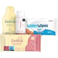 Alle A-merk babydoekjes en -verzorging*