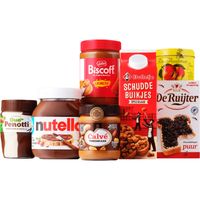 Alle A-merk zoet broodbeleg en pindakaas*