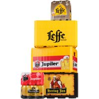 Alle Hertog Jan, Jupiler of Leffe multipacks of kratten*