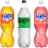 Alle Fanta en Sprite 1.5 literflessen