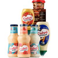 Alle Calvé, Hellman's en Wijko sauzen