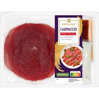 AH Excellent Greenfields carpaccio crispy chili oil