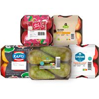 Alle appels en peren op schaal 4 stuks