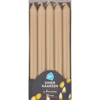 AH Dinerkaarsen beige 8 uur