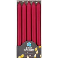 AH Dinerkaarsen rood 8 uur