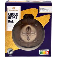 AH Excellent Choco kerstbal gevuld met marshmallows