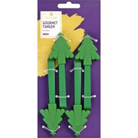 AH Excellent Gourmet tangen siliconen groen