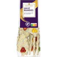 AH Excellent Hulstblaadjes witte chocolade discodip