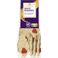AH Excellent Hulstblaadjes witte chocolade hazelnoot