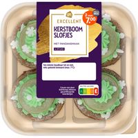 AH Excellent Kerstboom slofjes met pandansmaak