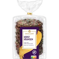 AH Excellent Kerstkransen: koek met pure chocolade