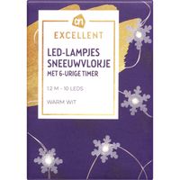AH Excellent LED lampjes sneeuwvlokje
